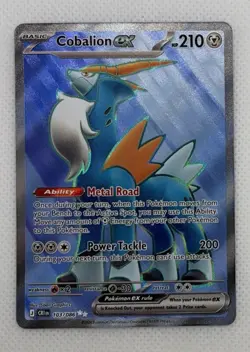 cobalion ex 103/086 Full Art Pokemon Chaos Rising English NM/Mint - Image 1