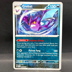 2024 POKEMON SHROUDED FABLE CROBAT 029/064 REVERSE HOLO (UNCOMMON) - Image 1