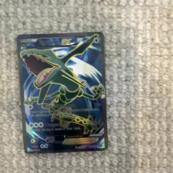 Pokemon TCG Rayquaza EX 104/108 Basic Dragon Holo English 2016 170 HP - Image 1
