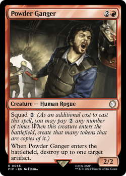 Powder Ganger [Fallout] Magic MTG - Image 1