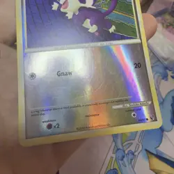 Pokemon TCG Rattata Undaunted 64/90 Reverse Holo Common heavily played - Image 3