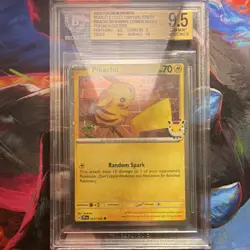 Pokemon TCG Pokemon Promos Pikachu 051/162 Holo Promo Eng BGS 9.5 - Image 1