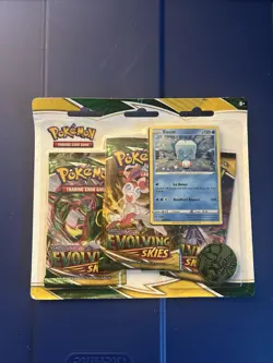 Pokemon Trading Card Game: Sword and Shield - Evolving Skies Three Booster Packs 820650808814 - Image 1