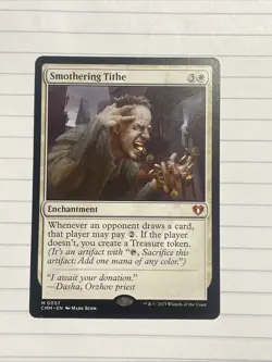 Magic the Gathering Commander Masters Smothering Tithe Card #57 - Image 1