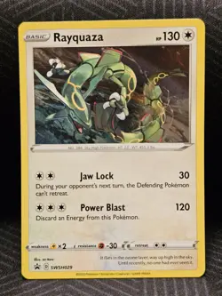 Rayquaza SWSH029 SWSH: Sword & Shield Promo Cards Holo NM - Image 1