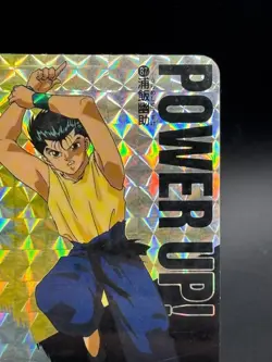 Yu Yu Hakusho Trading card No.087 Yusuke Urameshi Prism BANDAI TCG Japan 1993 - Image 3
