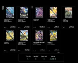 Pokemon JUMBO Card Lot 14 Cards Full Art NM - Image 2