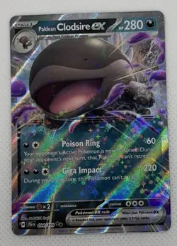 Paldean Clodsire Ex 94/159 Pokemon TCG S&V Journey Together Double Rare Holo NM - Image 1