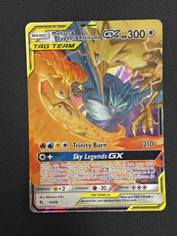 Pokemon Moltres & Zapdos & Articuno GX Ultra Rare Holo 44/68 Hidden Fates 300 HP - Image 1