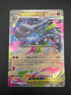 Pokemon Mega Charizard X ex - 013/094 ME02: Phantasmal Flames Double Rare NM - Image 1