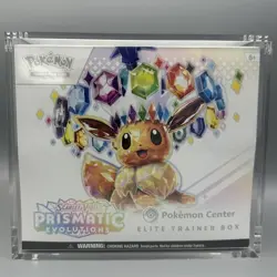 Pokemon ETB Acrylic Display Case with Magnetic Top Perfect Fit - Image 1