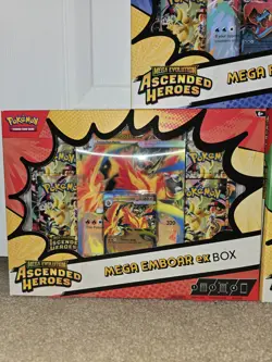 Pokemon TCG - Ascended Heroes Mega ex Box Bundle 3 Pack NEW (SEALED) - Image 3