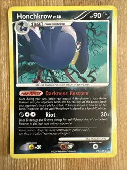 Pokemon TCG Honchkrow Supreme Victors 29/147 Reverse Holo Rare MP - Image 1