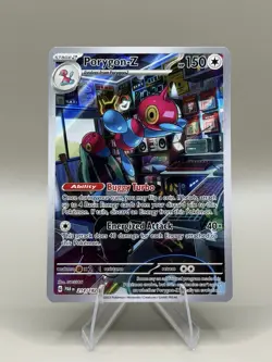 Porygon-Z - 214/182 Illustration Rare Holo SV04: Paradox Rift NM Pokemon - Image 1