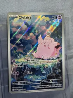 Lillie's Clefairy ex Special Illustration Rare Holo Sv09 184/159 Pokemon - Image 1