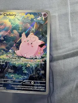 Lillie's Clefairy ex Special Illustration Rare Holo Sv09 184/159 Pokemon - Image 3