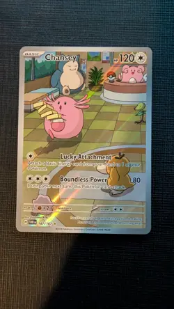 Chansey 187/167 - Pokemon Twilight Masquerade Illustration Rare - NM Near Mint - Image 1