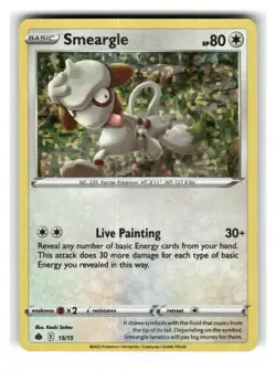 Smeargle 15/15 Promo McDonald's Promos 2022 Pokemon Near Mint - Image 1