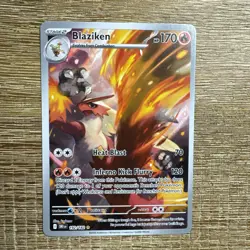 Blaziken 192/182 Sv10: Destined Rivals Illustration Rare Pokemon English DRI IR - Image 1
