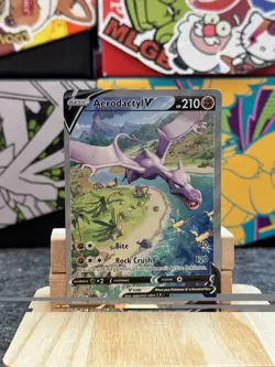 Pokemon Aerodactyl V 180/196 Alt Art 2022 Lost Origin Set - Image 3