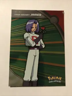 Pokemon Tv Animation Edition Series 2 James HV4 Foil Blue Logo 2000 - Image 1