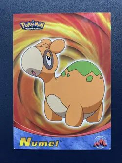 1x Topps Pokemon Advanced Non Holo Numel #60 toploaded fast shipping - Image 1