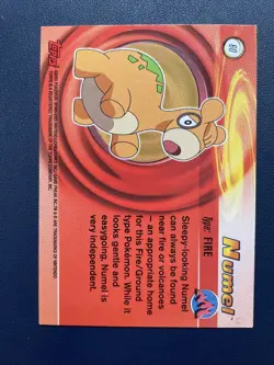 1x Topps Pokemon Advanced Non Holo Numel #60 toploaded fast shipping - Image 2