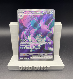 Pokemon TCG Team Rocket's Nidoking ex 216/182 SV10 Destined Rivals Ultra Rare NM - Image 1