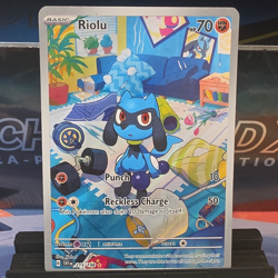 The Pokemon Company Riolu 215/198 Illustration Rare Full Art Holo SV01 ENG - Image 1