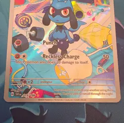 The Pokemon Company Riolu 215/198 Illustration Rare Full Art Holo SV01 ENG - Image 5