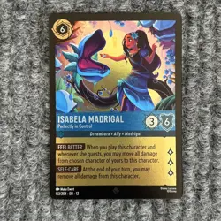 Disney Lorcana Wilds Unknown Isabela Madrigal 153/204 Super Rare Foil Near Mint - Image 1