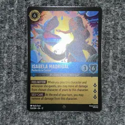 Disney Lorcana Wilds Unknown Isabela Madrigal 153/204 Super Rare Foil Near Mint - Image 2