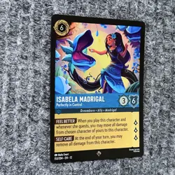 Disney Lorcana Wilds Unknown Isabela Madrigal 153/204 Super Rare Foil Near Mint - Image 3