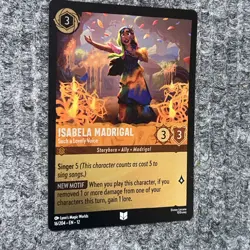 Disney Lorcana Wilds Unknown Isabela Madrigal Such A Lovely Voice 16/204 Foil - Image 3