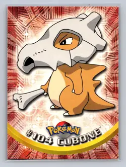 Cubone #104 Topps Trading Cards Series 2 Pokemon Near Mint - Image 1