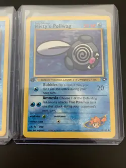 Misty's Poliwag 89/132 1st Edition NM Gym Challenge Non-Holo Pokemon Card - Image 4