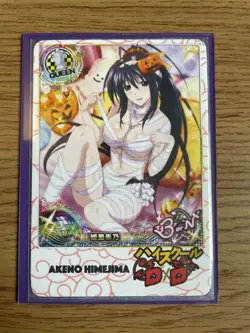High School dxd ACG Akeno Himejima Halloween mummy girl Waifu Doujin NM Card - Image 2