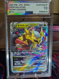 Legendary 10 AGS Giratina VSTAR 111/172 VSTAR Universe s12a Pokemon Card - Image 1