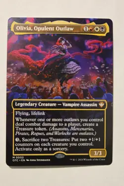 Olivia, Opulent Outlaw (Borderless) Commander: Outlaws of Thunder Junction... - Image 1