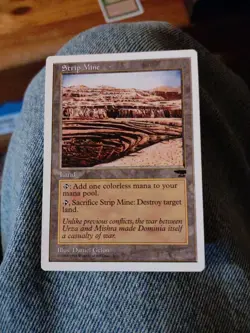 Magic The Gathering Strip Mine Anthologies NM+ Condition - Image 1