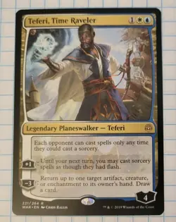 Teferi, Time Raveler - War of the Spark Regular 221 WAR R MTG Magic - Image 1