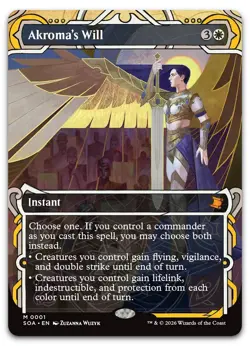 Akroma's Will #1 (NM) Secrets of Strixhaven: Mystical Archive SOA Magic MTG - Image 1