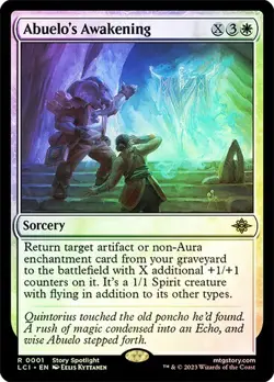 Foil Abuelo's Awakening [The Lost Caverns of Ixalan] MTG - Image 1