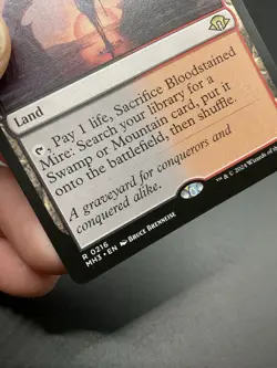 Bloodstained Mire Modern Horizons 3 Regular MTG 0216 LP - Image 5