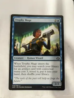 Trophy Mage - Aether Revolt - Magic the Gathering MTG Nice! - Image 1