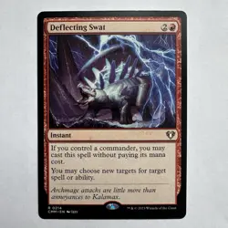 MTG Magic the Gathering Deflecting Swat #214 Commander Masters LP - Image 1