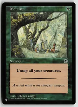 Mobilize Lightly Played The List Reprints Magic: The Gathering - Image 1