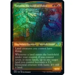 Foil Tatyova, Steward Of Tides (showcase) (textured Foil) X4 Dominaria United - Image 1