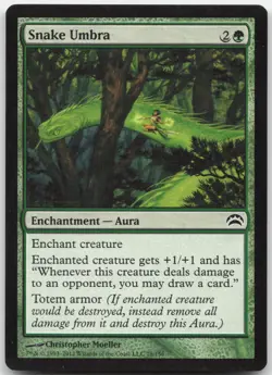 Snake Umbra - Planechase 2012 - Common - Magic: The Gathering - Image 1