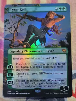 Tyvar Kell (Borderless) (Foil) MTG Kaldheim (KHM) (NM) - Image 1